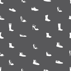 boots and shoes seamless pattern eps10