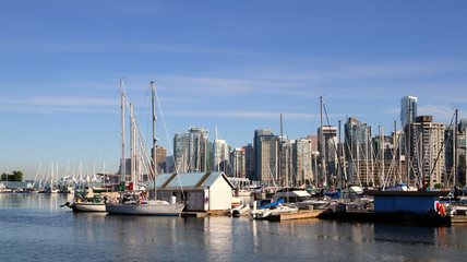 Fototapeta na wymiar Vancouver Canada downtown cityscape