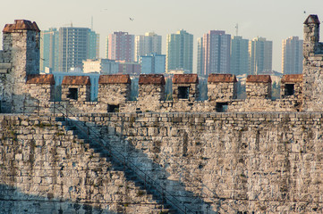 City walls of Istanbul, Turkey