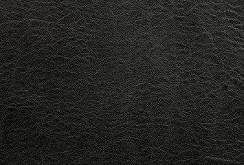 Black leather background or texture