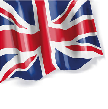 Wehende Flagge Großbritannien