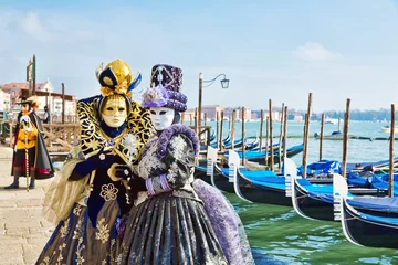 Fotobehang Venetië Carnaval van Venetië