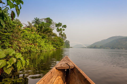 Canoe ride in Africa