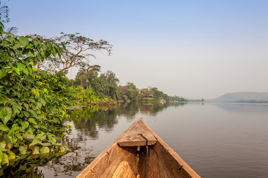 Canoe ride in Africa