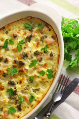 Chicken breast and cauliflower casserole