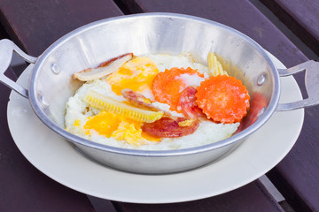 fried eggs