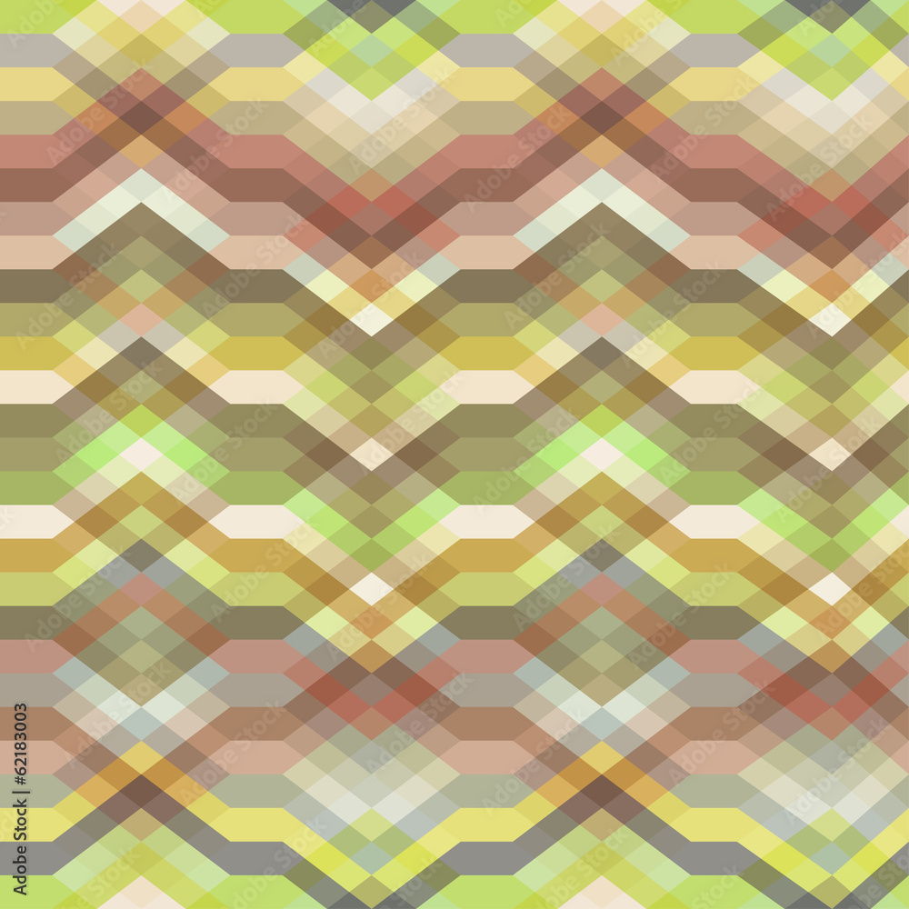 Aufkleber Seamless Color Abstract Retro Vector Background