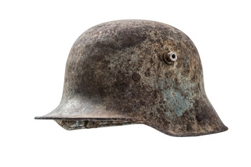 Old german helmet
