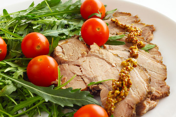 Meat and vegetables
