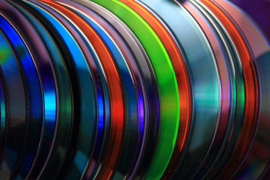 CD and DVD (data) background