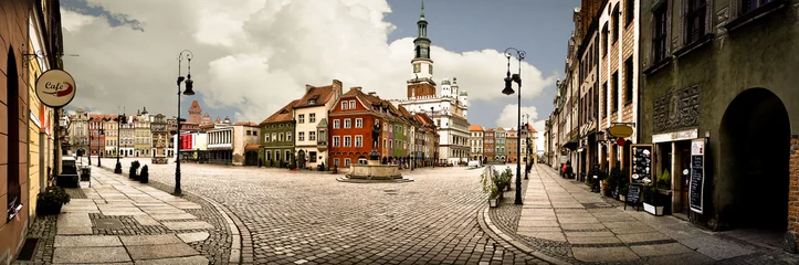 Foto op Plexiglas Marktpanorama van Poznan © Marcin Kubiak