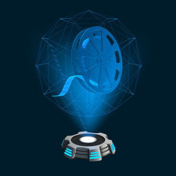 Hologramm Icon Filmrolle