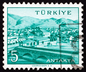 Postage stamp Turkey 1958 View of Antakya