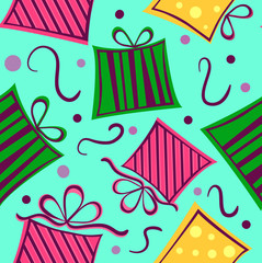 Birthday presents texture