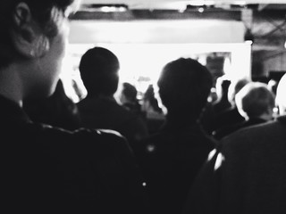 Obraz premium Back of the crowd