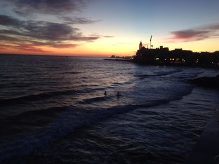 Obraz premium sitges sunset