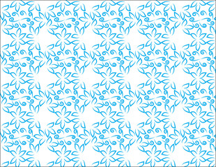 blue patterns