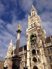 Fototapeta na wymiar City hall in Munich