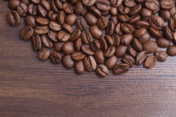 Coffee beans background