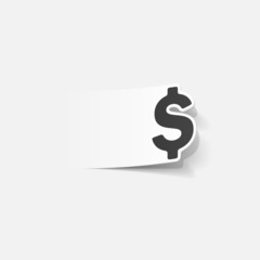 realistic design element: money