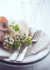 wedding elegant dining table setting