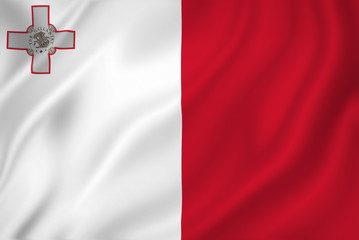 Malta flag - obrazy, fototapety, plakaty