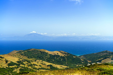 View to Africa, the Strait of Gibraltar