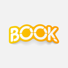 realistic design element: book
