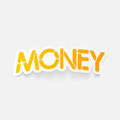 realistic design element: money