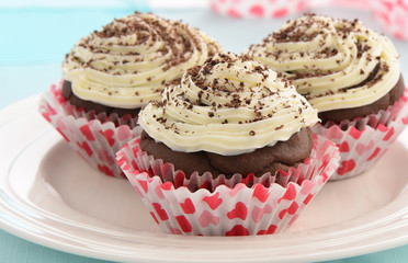 Low fat chocolate cupcakes