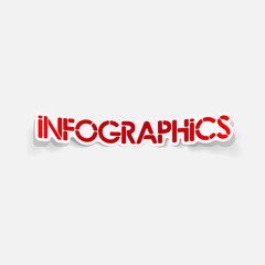 realistic design element: infographics