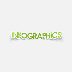 realistic design element: infographics