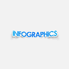 realistic design element: infographics