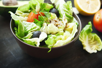 Healthy Salad with Vegetables