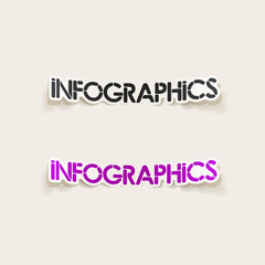 realistic design element: infographics