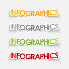 realistic design element: infographics