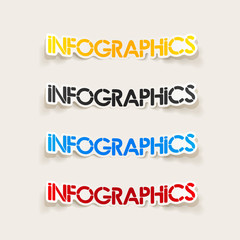 realistic design element: infographics