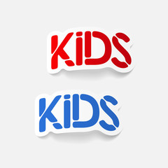 realistic design element: kids