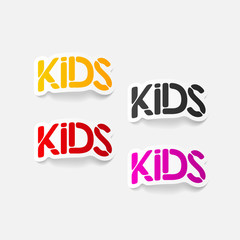 realistic design element: kids
