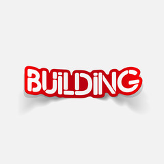 realistic design element: building