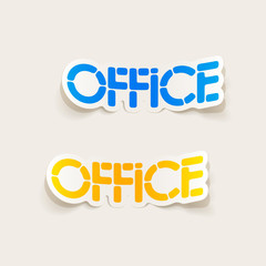 realistic design element: office