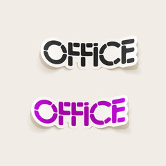 realistic design element: office