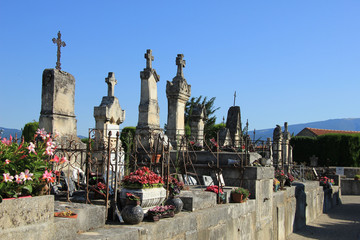Old cemetery in the Provence