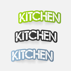 realistic design element: kitchen