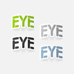 realistic design element: eye