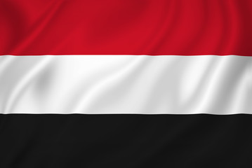 Yemen flag - obrazy, fototapety, plakaty