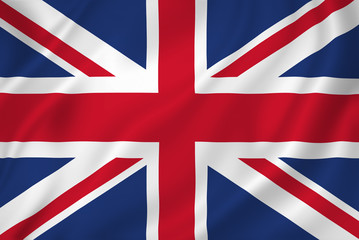 British flag - obrazy, fototapety, plakaty