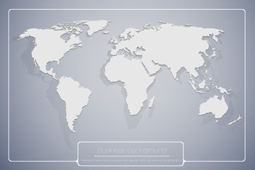 abstract business background with world map