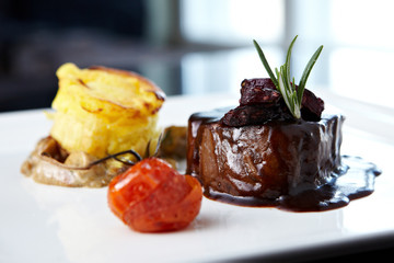 Roasted beef tenderloin