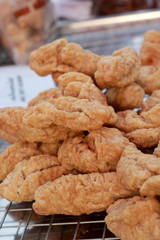 fish meat ball in the market